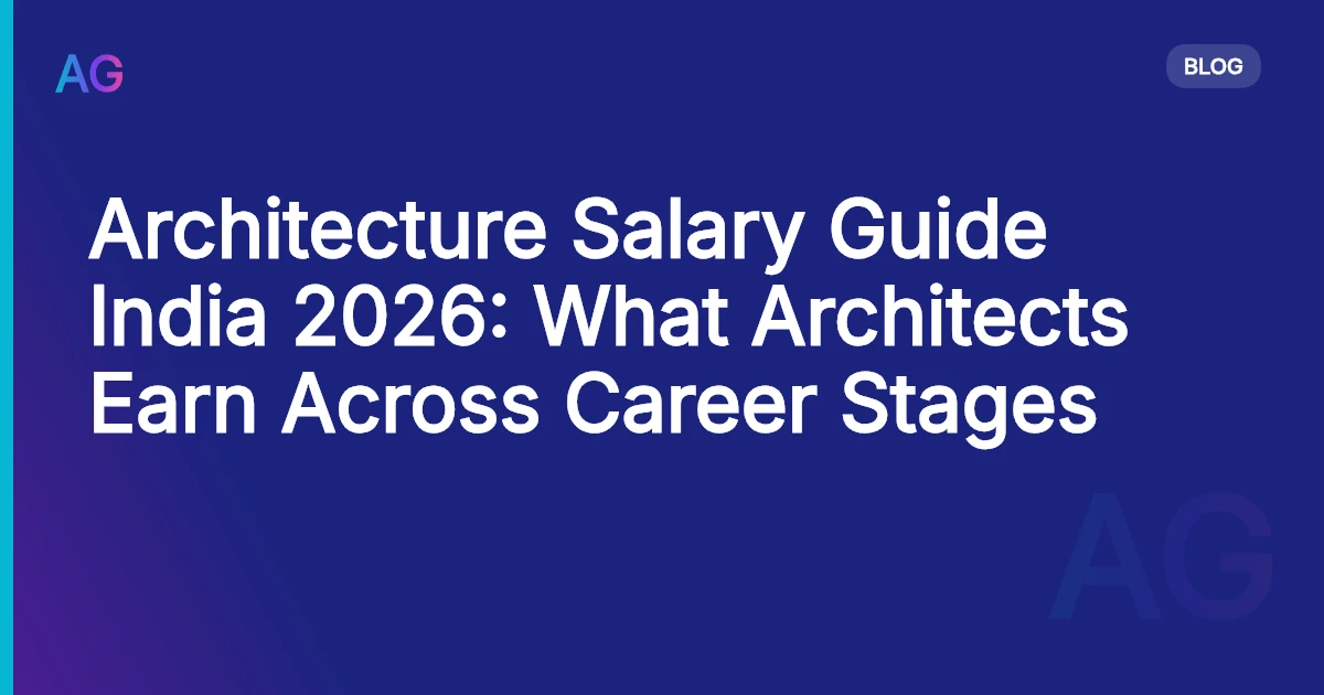 Architecture Salary Guide India 2026: What Architects Earn Across Career Stages
