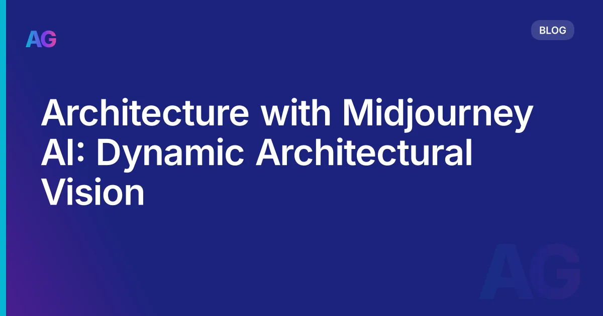 Architecture with Midjourney AI: Dynamic Architectural Vision
