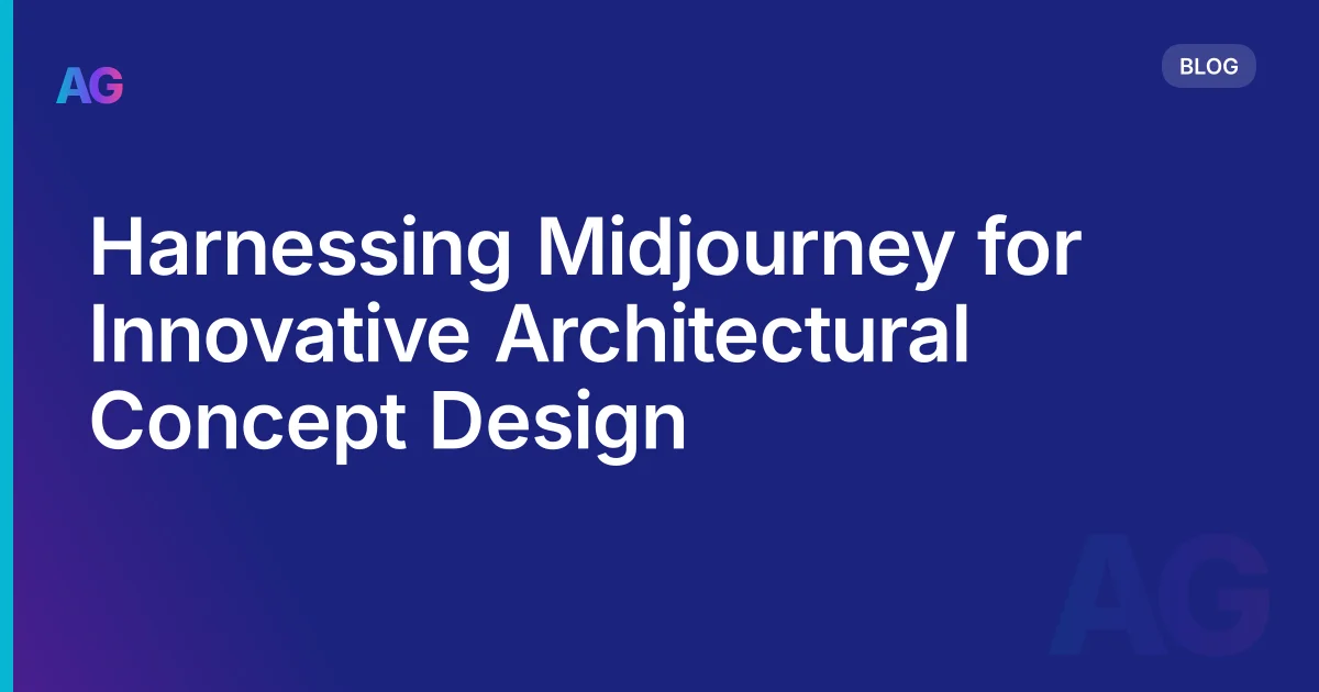 Midjourney for Architects: Practical Prompts, Workflows, and Honest Limitations