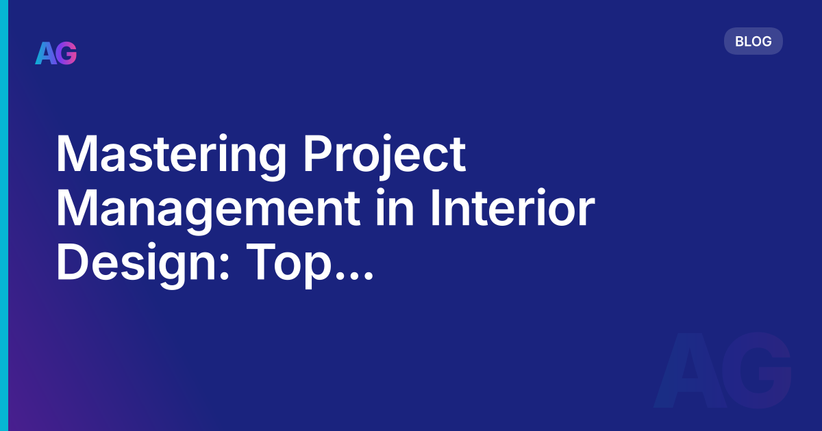 Mastering Project Management in Interior Design: Top Book Recommendations
