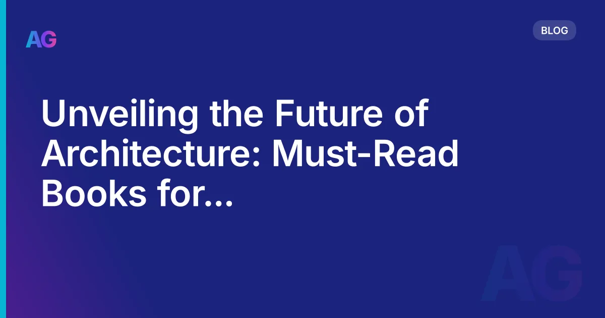 Unveiling the Future of Architecture: Must-Read Books for Computational Design Enthusiasts