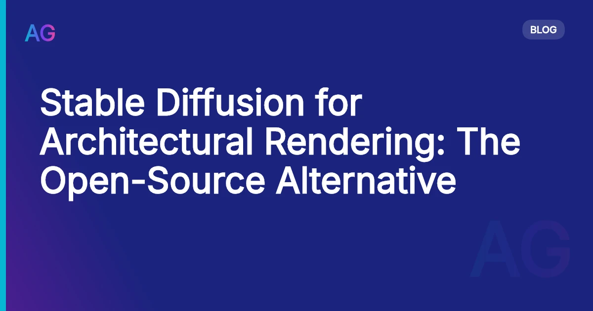 Stable Diffusion for Architectural Rendering: The Open-Source Alternative