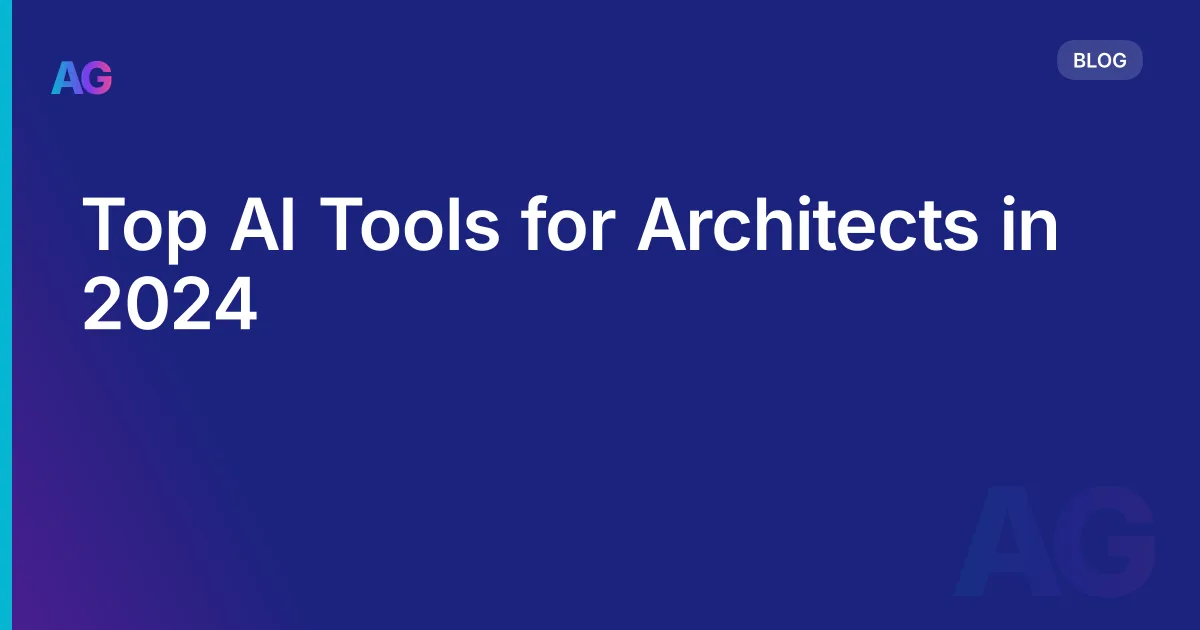 Top AI Tools for Architects in 2026